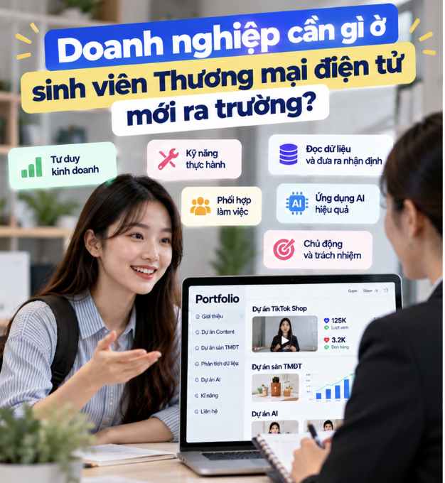 Doanh nghiệp cần gì ở sinh viên TMĐT mới ra trường
