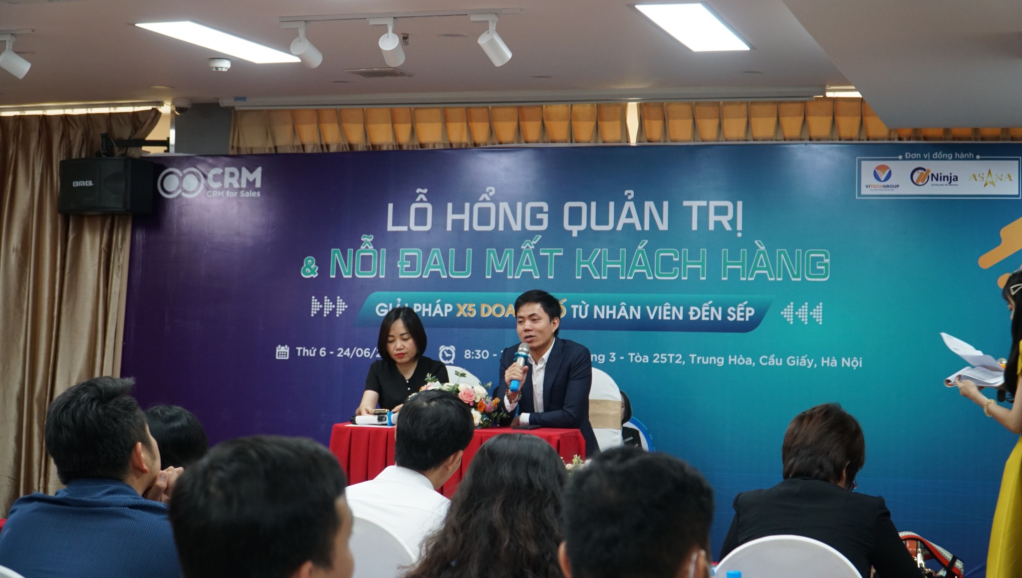 CEO Lê Đức Nam chia sẻ tại sự kiện Lỗ hổng quản trị & Nỗi đau mất khách hàng